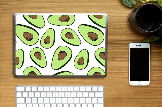 Autocollant pour ordinateur portable - 14 pouces - Avocat - Motifs - Pastel - 32x5x23x5cm - Autocollants pour ordinateur portable - Peau pour ordinateur portable - Couverture