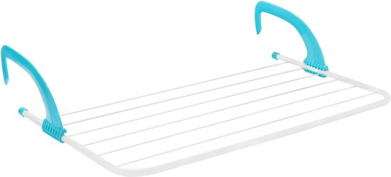 COM-FOUR® 2x radiator wasdroger - verstelbare hangende droger - perfect voor het drogen van wasgoed op de verwarming of op het balkon (02 stuks - 68 x 39cm)