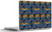 Laptop sticker - 12.3 inch - Patroon - Cheetah - Veren - 30x22cm - Laptopstickers - Laptop skin - Cover