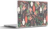 Sticker pour ordinateur portable - 17,3 pouces - Bouquet - Fleurs - Motifs - 40x30cm - Autocollants pour ordinateur portable - Skin pour ordinateur portable - Housse