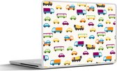 Laptop sticker - 15.6 inch - Auto - Patronen - Voertuigen - 36x27,5cm - Laptopstickers - Laptop skin - Cover