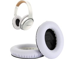 Set Oorkussens geschikt voor Bose QuietComfort 35 ii / 35 / 25 / 15 / 2 / Soundtrue - Soundlink Around-Ear AE2 / AE2W / AE2I - Oorkussens voor koptelefoon - Ear pads headphones wit