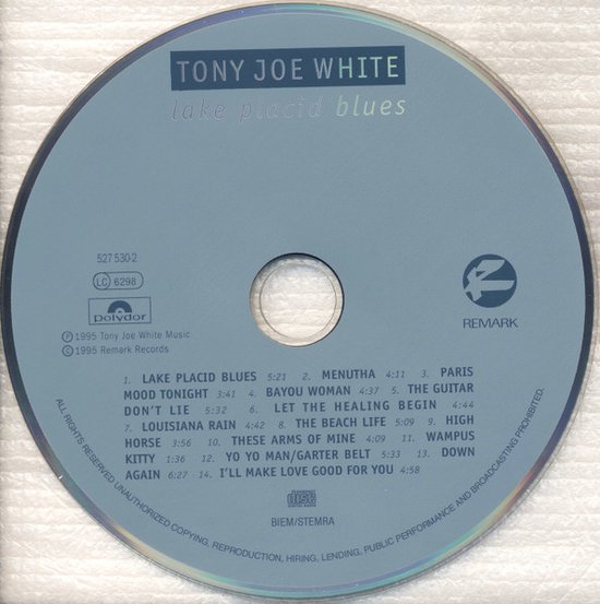Tony Joe White Lake Placid Blues - CD | bol