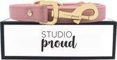 Studio Proud - Handsfree uitlaatriem - 230cm – Oud roze satijn
