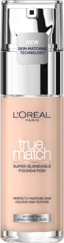 L’Oréal Paris - True Match Foundation - 0.5R/C - Natuurlijk Dekkende Foundation met Hyaluronzuur en SPF 16 - 30 ml