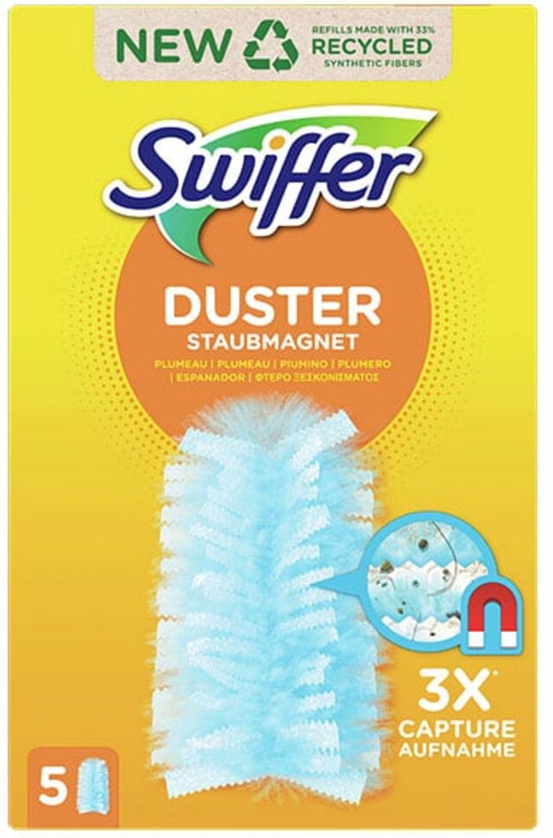 Goedkoopste Swiffer Duster Trap & Lock-navullingen 5 stuks
