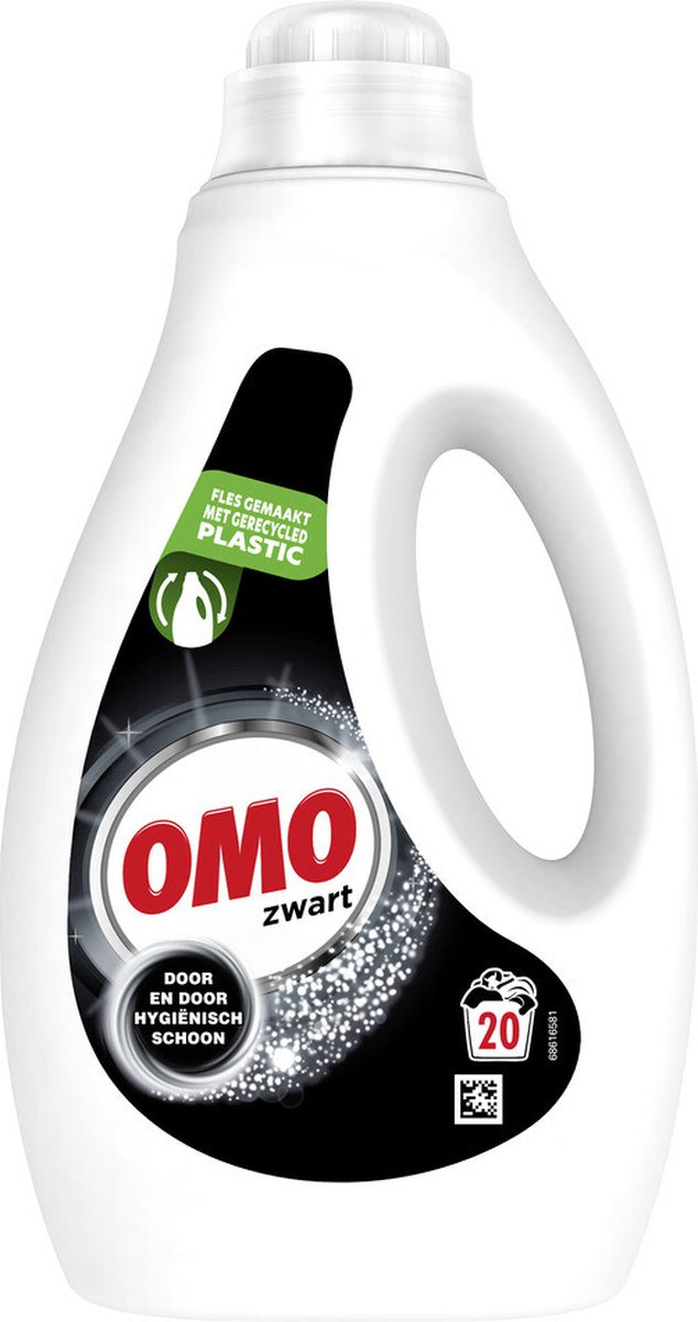 Goedkoopste OMO Vloeibaar Wasmiddel Zwart 20 Wasbeurten 1 liter