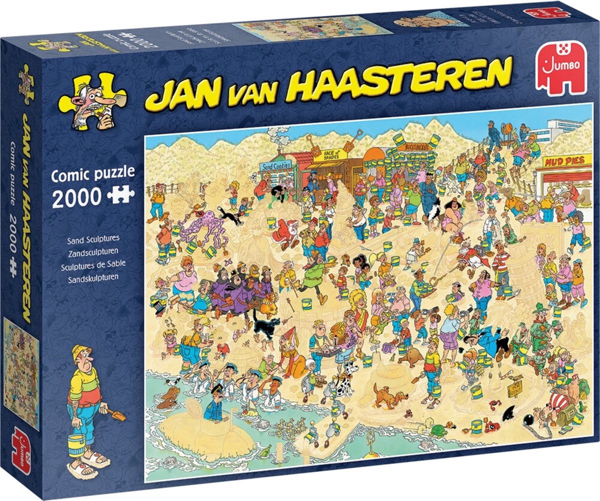 Jan van Haasteren Zandsculpturen - Legpuzzel 2000 stukjes