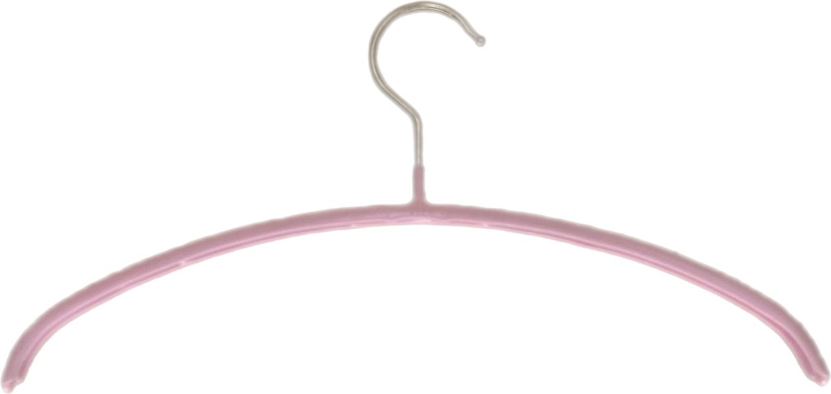 TopHangers [Set van 5] - Stevige metalen kleerhanger voor kinderkleding | Volledig voorzien van roze anti-slip coating | Gecertificeerd als 'Eco friendly' en 'Skin friendly' | 'Mawa 30P'