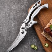 New Age Devi - Ciseaux de cuisine Extra pointus - Ciseaux à viande - Ciseaux à gibier - Convient pour les os, la viande, les légumes et le poisson