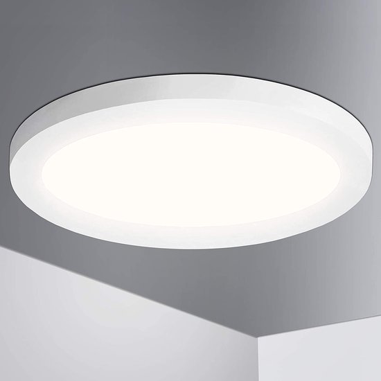 Plafonnier LED Lumare | 225mm Rond Witte Extra Plat Dimmable Plafonnier  19mm | Lampe... | bol