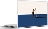Laptop sticker - 15.6 inch - Vrouw - Complimenten - Abstract - 36x27,5cm - Laptopstickers - Laptop skin - Cover