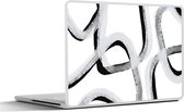 Laptop sticker - 17.3 inch - Lijn - Minimalisme - Design - 40x30cm - Laptopstickers - Laptop skin - Cover
