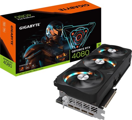 Graphics card Gigabyte GeForce RTX 4080 16GB GAMING OC 16 GB GDDR6X