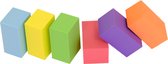 MDsport - EVA foam blokken - klein - Set van 6 - 6 kleuren