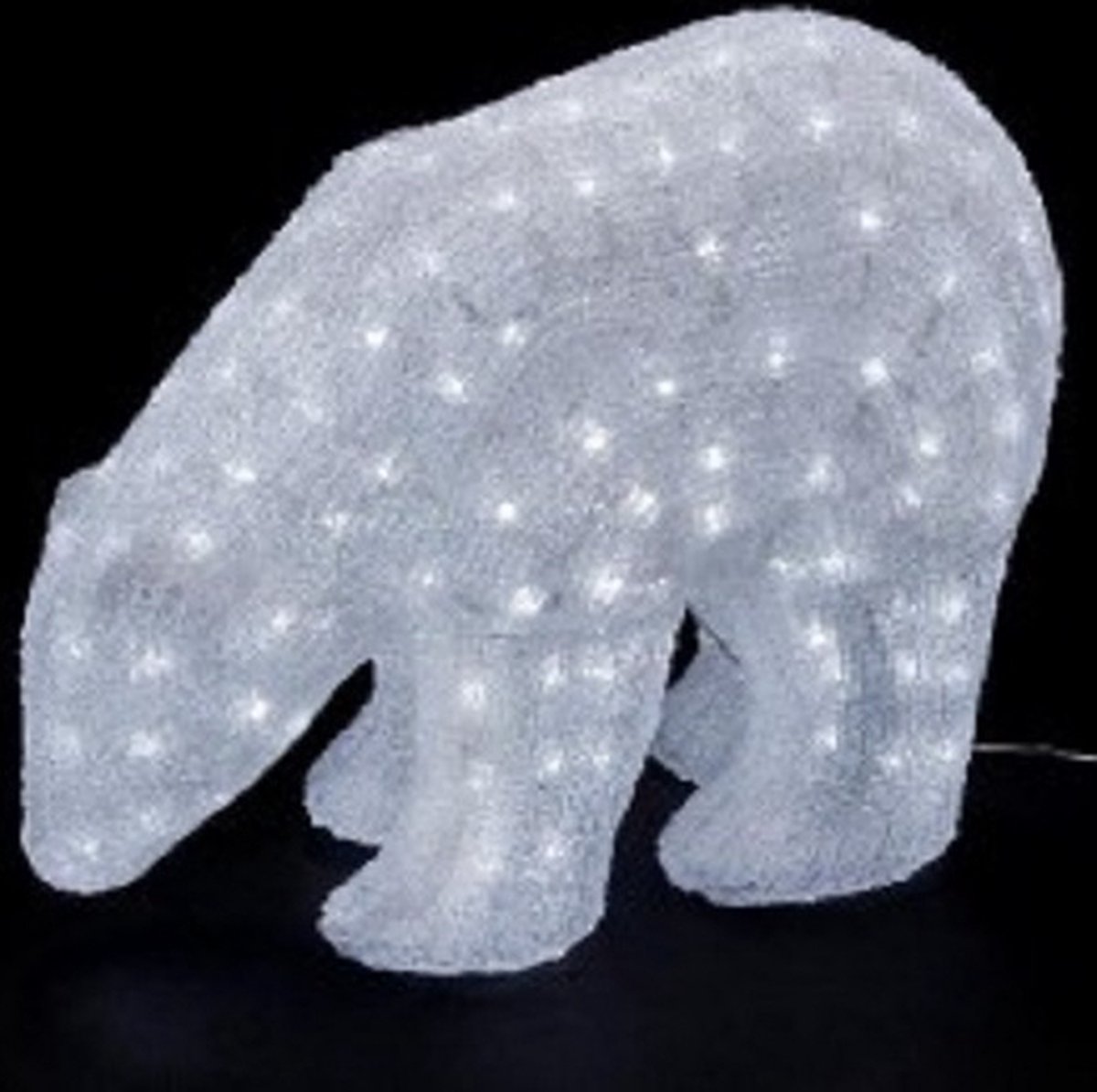 Kerstverlichting in de vorm van een IJsbeer voor binnen en buiten 70 LED lampjes 40 cm
