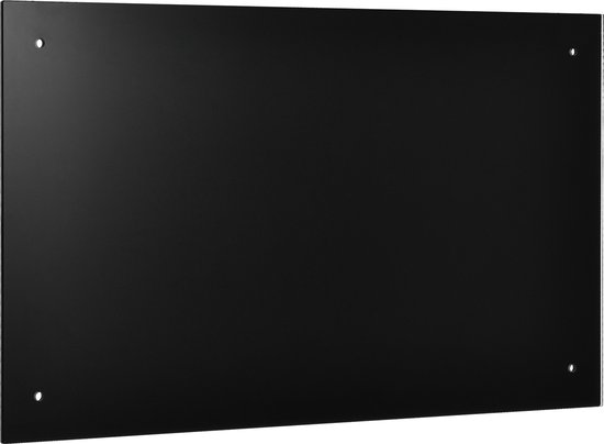 KESPER | Afdekplaat voor fornuis/snij- en serveerplaat, materiaal: ESG veiligheidsglas, afmetingen: 52 x 30 x 0,5 cm, kleur: zwart, rood, wit, groen | 36538 13