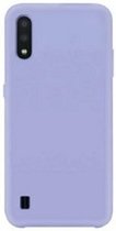 Samsung A01 Siliconen Hoesje Pastelkleur Paars