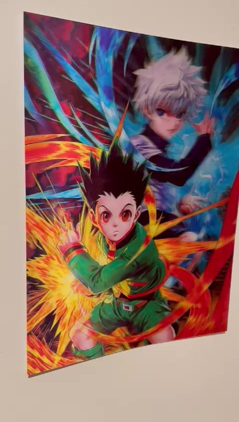 3DAnimeLeds - Gon x Killua Design - HxH - Hunter x Hunter - Lampe 3D - Led  Light - Anime