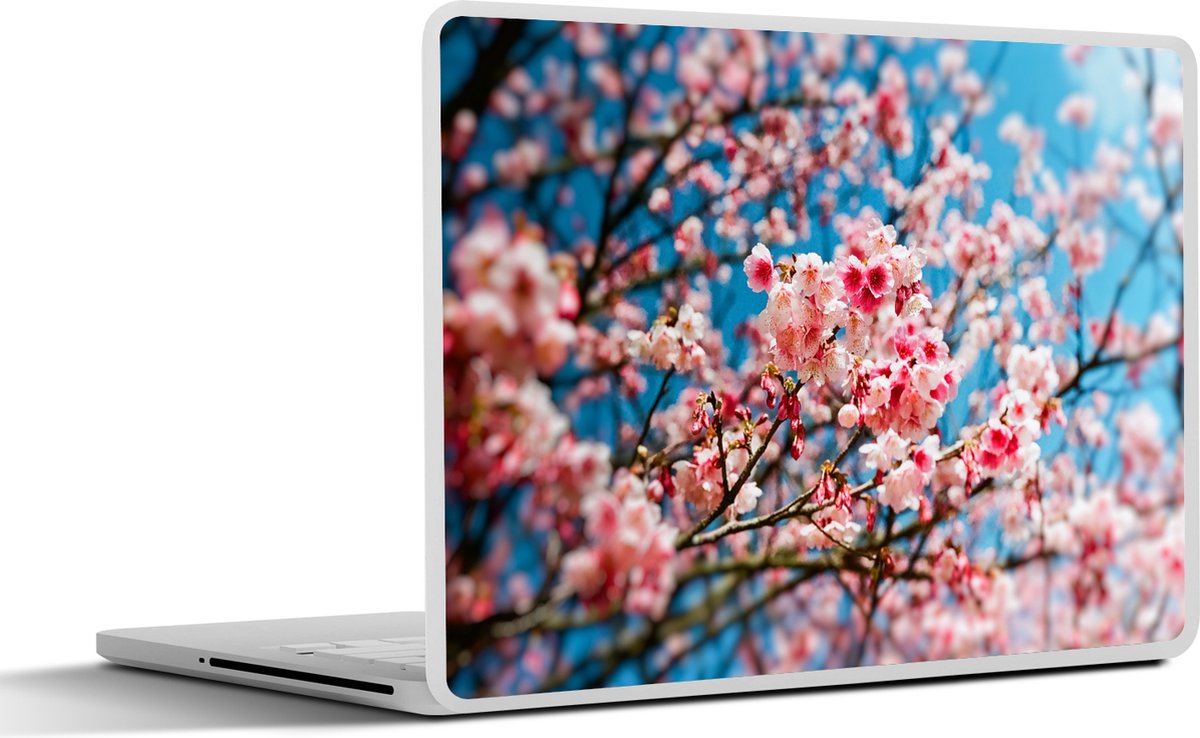 Laptop sticker - 13.3 inch - Bloesem - Lucht - Boom - 31x22,5cm - Laptopstickers - Laptop skin - Cover
