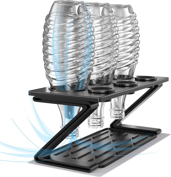 Living alles-in-één flessenhouder voor SodaStream
