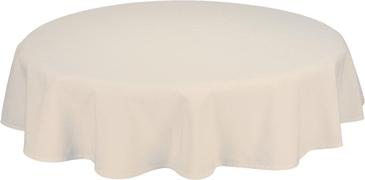 Treb Horecalinnen Tafelkleed Rond Off White 300cm Ø - Treb SP