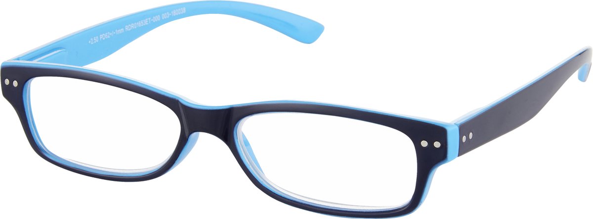 Etos Leesbril +2,5 - Donker Blauw - 4 stuks