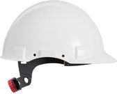BBU CNG-500 ABS Industrile Veiligheidshelm - Verstelbaar met draaiknop - Leren sweatband - Wit