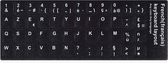 Azerty Toestenbord Stickers Frans - keyboard stickers - Laptopsticker - Zwart
