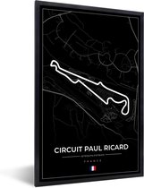 Cadre photo avec affiche - Circuit - F1 - Circuit - France - Circuit Paul Ricard - Zwart - 40x60 cm - Cadre pour affiche