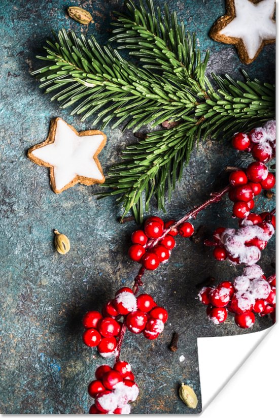 Décoration De Noël Avec Des Branches De Sapin, L'anis Étoilé, Le