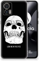 Silicone Case Motorola Edge 30 Neo Telefoonhoesje Skull Eyes