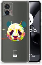 Back Case TPU Siliconen Hoesje Motorola Edge 30 Neo Smartphone hoesje Panda Color