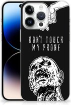 Back Case TPU Siliconen Hoesje Geschikt voor iPhone 14 Pro Max Smartphone hoesje Super als Cadeautjes voor Hem Zombie