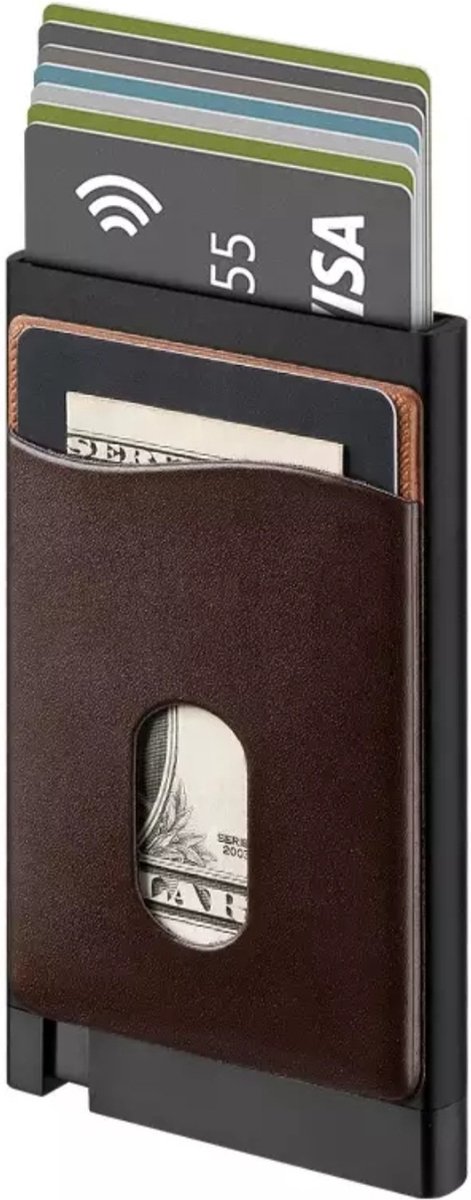 STILORD 'Sander' Mini Wallet Herren Leather Slim RFID Wallet Vintage Card Holder Card Holder Money Bag with EC Card Slots Genuine Leather, kara - cognac, S, wallet