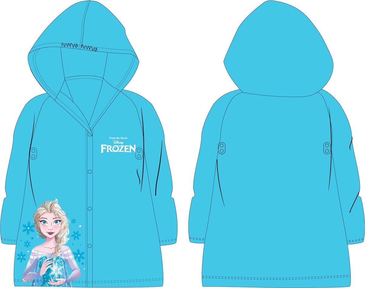 frozen - Disney Frozen regenjas - Regencape - Meisjes - maat 116/122