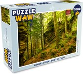 Puzzel Bomen - Steen - Bos - Natuur - Planten - Legpuzzel - Puzzel 1000 stukjes volwassenen