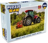 Puzzle Tracteur - Rouge - Nature - Vert - Campagne - Jigsaw Puzzle - Puzzle 1000 pièces adultes - Sinterklaas cadeaux - Sinterklaas for big kids