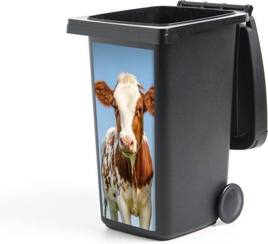 Autocollant Vinyle Vache De La Ferme 10x15 Cm - Décor Mural Enfant, Motif Animal Multicolore