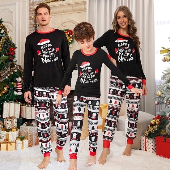 Adulte et enfant-Pyjama Noël - Combinaison Noël - Pyjama Noël Couple-Pyjama  Noël... | bol