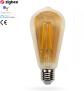 Innosmart Smart Filament Lamp E27 - Slimme verlichting - Werkt met Google en Alexa - Zigbee - Vergelijkbaar met - E27 - Smart home - E27 - Innr E27