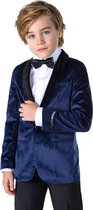 OppoSuits Deluxe Dinner Jacket - Deep Navy - Kids Blazer - Colbert - Blauw - Maat 4 Jaar