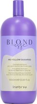 Inebrya - Blondesse No-Yellow Shampoo voor gebleekt blond en grijs haar 1000ml
