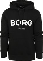 Björn Borg BB Logo Leisure -  Hoodie - Capuchon trui - Top - Heren - Maat XXL - Zwart