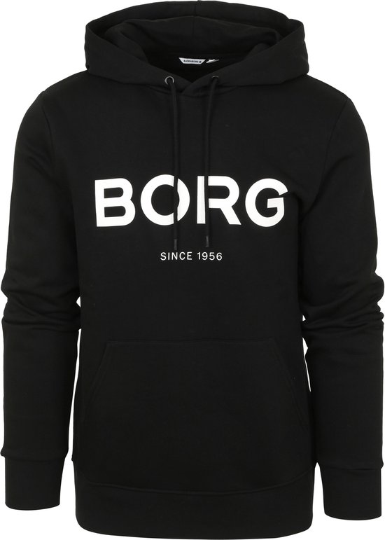 Björn Borg BB Logo Leisure - Sweat à capuche - Pull à capuche - Haut - Homme - Taille XXL - Zwart