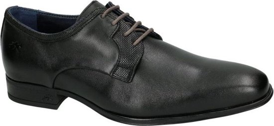 Fluchos -Heren -  zwart - geklede lage schoenen - maat 40