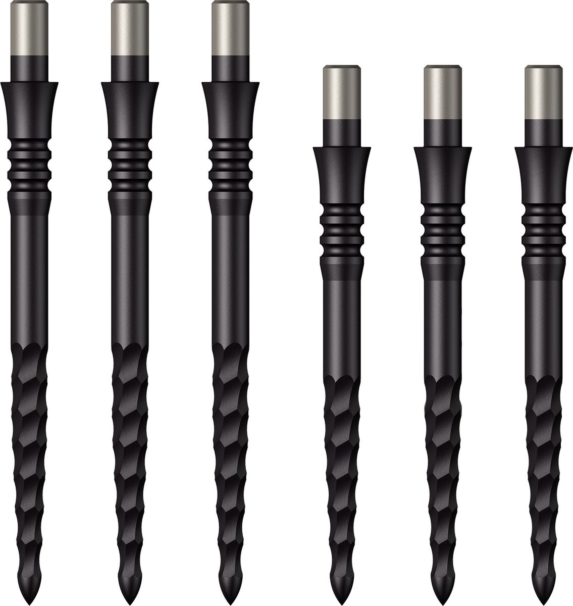 Mission Sniper Lunar FS Dartpunten Zwart - 28 mm