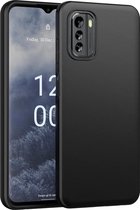 Casemania Hoesje Geschikt voor Nokia G60 5G Zwart - Siliconen Back Cover