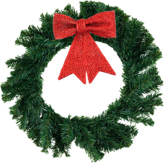 Nœud De Décoration En Velours Rouge Pour Noël - Pour Couronne, Porte, Sapin - Lot De 3 Tailles