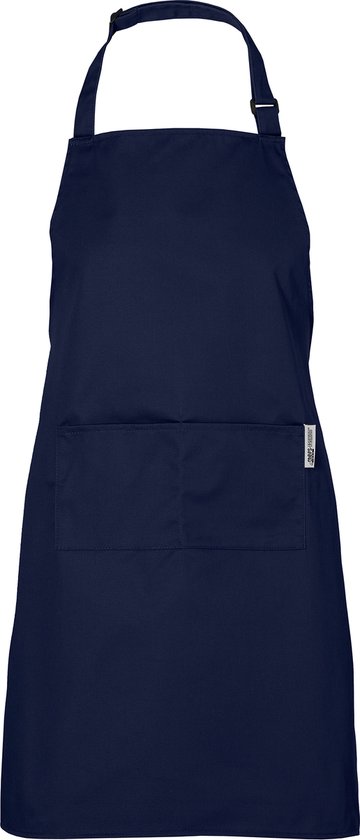 Chefs Fashion - Keukenschort - Donkerblauw Schort - 2 zakken - Simpel verstelbaar - 71 x 82 cm cadeau geven